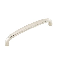 Ovale 5-1/16 Inch Center to Center Polished White Bronze Cabinet Pull Ovale 5-1/16 Inch Center to Center Polished White Bronze Cabinet Pull