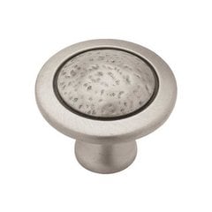 Circles & Scrolls 1-1/2 Inch Diameter Brushed Satin Pewter Cabinet Knob Circles & Scrolls 1-1/2 Inch Diameter Brushed Satin Pewter Cabinet Knob