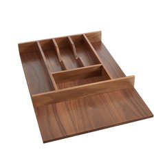 Trimmable Cutlery Tray 15-1/8 inch W Walnut Trimmable Cutlery Tray 15-1/8 inch W Walnut