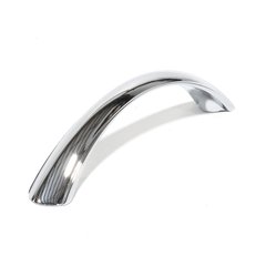 Regal 4 Inch Center to Center Polished Chrome Cabinet Pull Regal 4 Inch Center to Center Polished Chrome Cabinet Pull