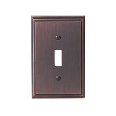 Mulholland One Toggle Wall Plate Oil Rubbed Bronze Mulholland One Toggle Wall Plate Oil Rubbed Bronze