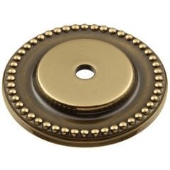 Savannah Back-plate 1-1/2 inch Diameter Sherwood Antique Brass Savannah Back-plate 1-1/2 inch Diameter Sherwood Antique Brass