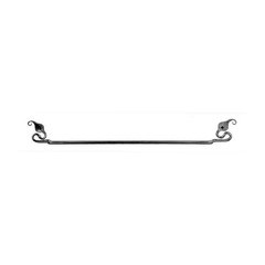 Leaf Towel Bar 25 inch Long Black Iron Leaf Towel Bar 25 inch Long Black Iron