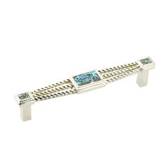 Interlude 5-3/8 Inch Center to Center Imperial Shell, Polished Nickel Cabinet Pull Interlude 5-3/8 Inch Center to Center Imperial Shell, Polished Nickel Cabinet Pull