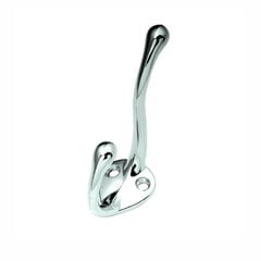 Double Vertical Utility Coat Hook Chrome Double Vertical Utility Coat Hook Chrome