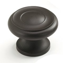 Colonial 1-1/4 Inch Diameter Oil Rubbed Bronze Cabinet Knob Colonial 1-1/4 Inch Diameter Oil Rubbed Bronze Cabinet Knob