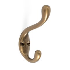 Amerock Medium Coat and Hat Hook Gilded Bronze Amerock Medium Coat and Hat Hook Gilded Bronze