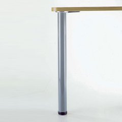 Hamburg Table Leg Set Brushed Steel 34-1/4"H Hamburg Table Leg Set Brushed Steel 34-1/4"H