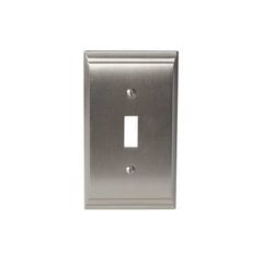 Candler One Toggle Wall Plate Satin Nickel Candler One Toggle Wall Plate Satin Nickel