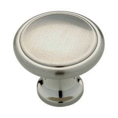 Contemporary 1-3/16 Inch Diameter Satin Nickel Cabinet Knob Contemporary 1-3/16 Inch Diameter Satin Nickel Cabinet Knob