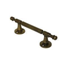 Pulls 3-3/8 Inch Center to Center Unlacquered Antique Brass Cabinet Pull Pulls 3-3/8 Inch Center to Center Unlacquered Antique Brass Cabinet Pull