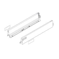 Tandembox M- 22 inch Drawer Profile Left/Right Stainless Steel Tandembox M- 22 inch Drawer Profile Left/Right Stainless Steel