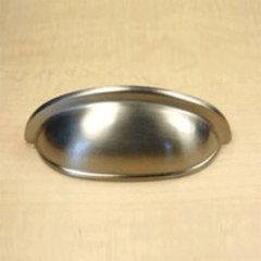 Yukon 3 Inch Center to Center Matte Satin Nickel Cabinet Cup Pull Yukon 3 Inch Center to Center Matte Satin Nickel Cabinet Cup Pull