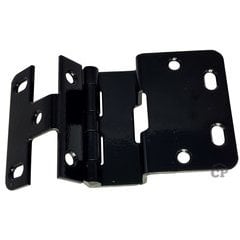 #374 Five Knuckle Overlay Institutional Hinge - Gloss Black #374 Five Knuckle Overlay Institutional Hinge - Gloss Black