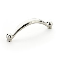 Cabriole Pull 3-3/4" C/C Polished Nickel Cabriole Pull 3-3/4" C/C Polished Nickel