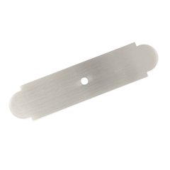 Back plates 4 Inch Length Satin Nickel Back-plate Back plates 4 Inch Length Satin Nickel Back-plate