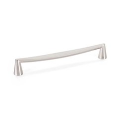 Domestic Bliss 8-13/16 Inch Center to Center Brushed Nickel Cabinet Pull Domestic Bliss 8-13/16 Inch Center to Center Brushed Nickel Cabinet Pull