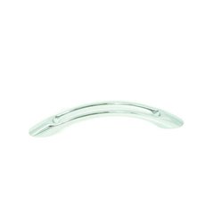 Newbury 3-3/4 Inch Center to Center Polished Chrome Cabinet Pull Newbury 3-3/4 Inch Center to Center Polished Chrome Cabinet Pull
