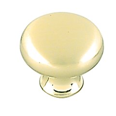 Allison Value Hardware 1-3/16 Inch Diameter Sterling Brass Cabinet Knob Allison Value Hardware 1-3/16 Inch Diameter Sterling Brass Cabinet Knob