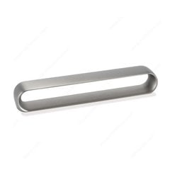 Oval 7-9/16 Inch Center to Center Brushed Nickel Cabinet Pull Oval 7-9/16 Inch Center to Center Brushed Nickel Cabinet Pull