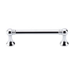 Edwardian 3-3/4 Inch Center to Center Polished Chrome Cabinet Pull Edwardian 3-3/4 Inch Center to Center Polished Chrome Cabinet Pull