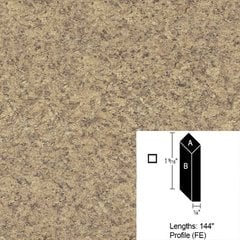 Wilsonart Bevel Edge - Milano Quartz Quarry Finish-12Ft Wilsonart Bevel Edge - Milano Quartz Quarry Finish-12Ft