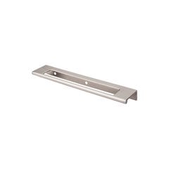 Mercer 6 Inch Center to Center Brushed Satin Nickel Finger Pull Mercer 6 Inch Center to Center Brushed Satin Nickel Finger Pull