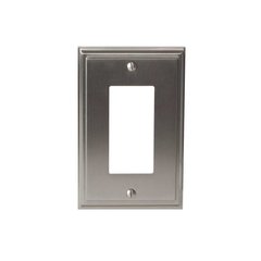 Mulholland One Rocker Wall Plate Satin Nickel Mulholland One Rocker Wall Plate Satin Nickel