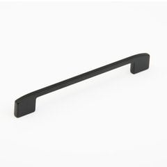 Sorrento 6-5/16 Inch Center to Center Matte Black Cabinet Pull Sorrento 6-5/16 Inch Center to Center Matte Black Cabinet Pull