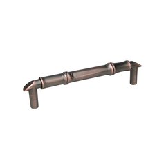 Serenity 5-1/16 Inch Center to Center Antique Bronze With Copper Cabinet Pull Serenity 5-1/16 Inch Center to Center Antique Bronze With Copper Cabinet Pull
