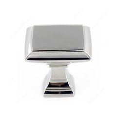 Heritage 1-1/2 Inch Diameter Polished Nickel Cabinet Knob Heritage 1-1/2 Inch Diameter Polished Nickel Cabinet Knob