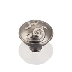 Kensington 1-3/8 Inch Diameter Bright Nickel Brushed with Dull Lacquer Cabinet Knob Kensington 1-3/8 Inch Diameter Bright Nickel Brushed with Dull Lacquer Cabinet Knob