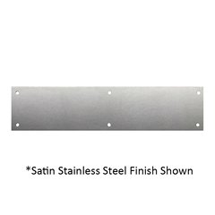 3 inch x 15-1/2 inch Door Push Plate Satin Aluminum 3 inch x 15-1/2 inch Door Push Plate Satin Aluminum