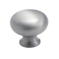 Classics 1-1/4 Inch Diameter Satin Nickel Cabinet Knob Classics 1-1/4 Inch Diameter Satin Nickel Cabinet Knob