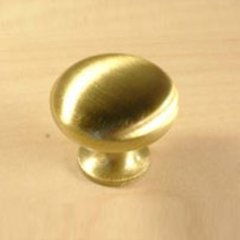 Saturn 1-1/4 Inch Diameter Satin Brass Cabinet Knob Saturn 1-1/4 Inch Diameter Satin Brass Cabinet Knob