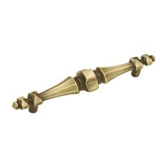 Cavalier 4-1/4 Inch Center to Center Antique Brass Cabinet Pull Cavalier 4-1/4 Inch Center to Center Antique Brass Cabinet Pull