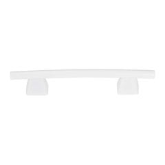 Fulcrum 3 Inch Center to Center White Gloss Cabinet Pull Fulcrum 3 Inch Center to Center White Gloss Cabinet Pull