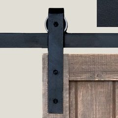 Basic Barn Door Rolling Hardware Smooth Iron Basic Barn Door Rolling Hardware Smooth Iron