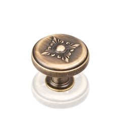 Lafayette 1-3/8 Inch Diameter Antique Brushed Satin Brass Cabinet Knob Lafayette 1-3/8 Inch Diameter Antique Brushed Satin Brass Cabinet Knob