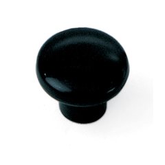 Plastics 1-1/4 Inch Diameter Black Cabinet Knob Plastics 1-1/4 Inch Diameter Black Cabinet Knob