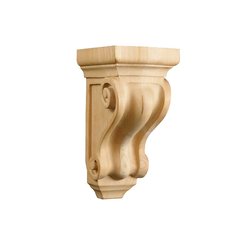 Small Corinthian Corbel Unfinished Hard Maple Small Corinthian Corbel Unfinished Hard Maple