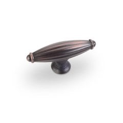 Glenmore 2-5/8 Inch Diameter Dark Brushed Antique Copper Cabinet Knob Glenmore 2-5/8 Inch Diameter Dark Brushed Antique Copper Cabinet Knob