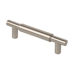 Modern Metal 3-3/4 Inch Center to Center Stainless Cabinet Pull Modern Metal 3-3/4 Inch Center to Center Stainless Cabinet Pull