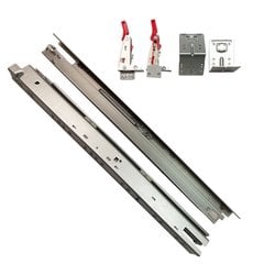 King 1A68F Soft Close Slide with Std Locking Devices 12" King 1A68F Soft Close Slide with Std Locking Devices 12"