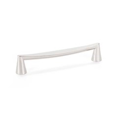 Domestic Bliss 6-5/16 Inch Center to Center Polished Nickel Cabinet Pull Domestic Bliss 6-5/16 Inch Center to Center Polished Nickel Cabinet Pull