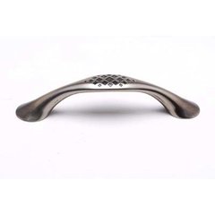 Overture 3-3/4 Inch Center to Center Rustic Black Nickel Cabinet Pull Overture 3-3/4 Inch Center to Center Rustic Black Nickel Cabinet Pull