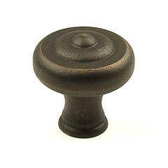 Yukon 1-1/2 Inch Diameter Weathered Bronze/Copper Cabinet Knob Yukon 1-1/2 Inch Diameter Weathered Bronze/Copper Cabinet Knob