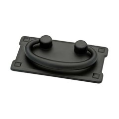 Mission 3 Inch Center to Center Flat Black Cabinet Bail Pull Mission 3 Inch Center to Center Flat Black Cabinet Bail Pull