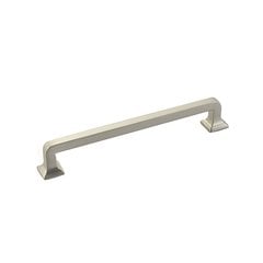 Menlo Park 8 Inch Center to Center Satin Nickel Cabinet Pull Menlo Park 8 Inch Center to Center Satin Nickel Cabinet Pull