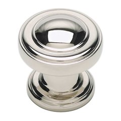 Bronte 1-1/8 Inch Diameter Polished Nickel Cabinet Knob Bronte 1-1/8 Inch Diameter Polished Nickel Cabinet Knob